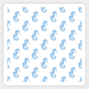 Underwater pattern #6 blue Sticker